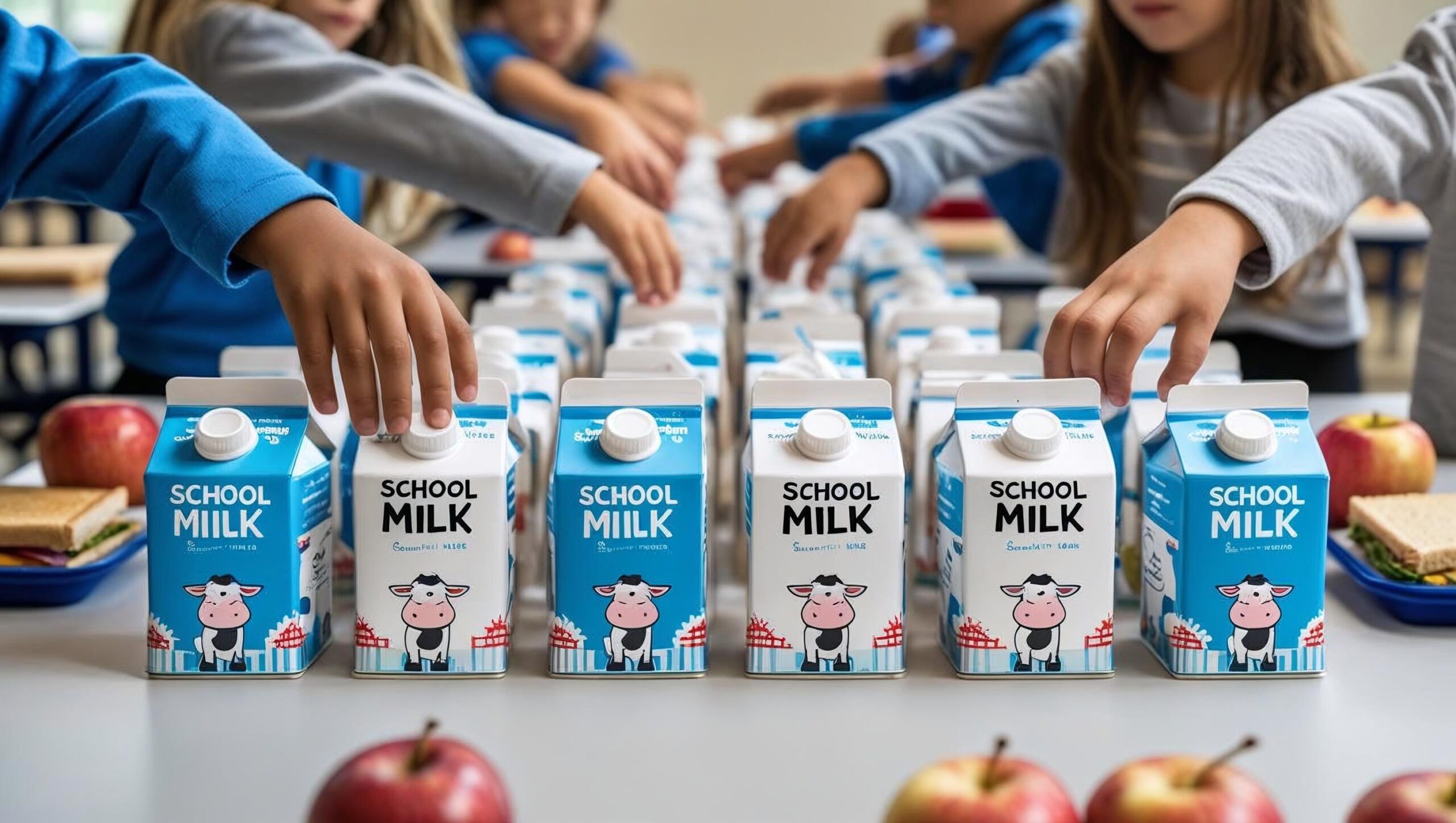 School Milk Cartons ASQ Packing proudly supplies school milk cartons across the United States, helping dairies and distributors serve millions of students every day. Our 8 oz (230 ml) gable-top cartons are specifically designed for school nutrition programs, offering a convenient, durable, and food-safe package for fresh milk.