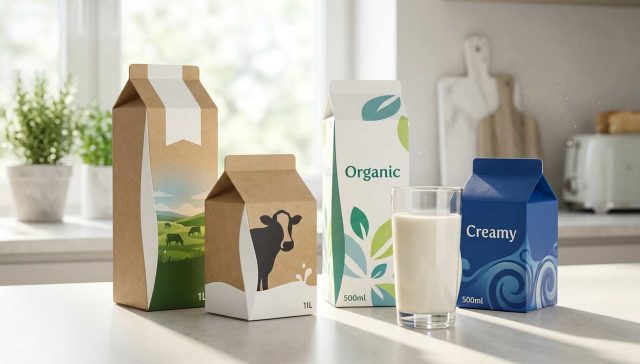 Benefits of Gable Top Cartons for Milk Packaging