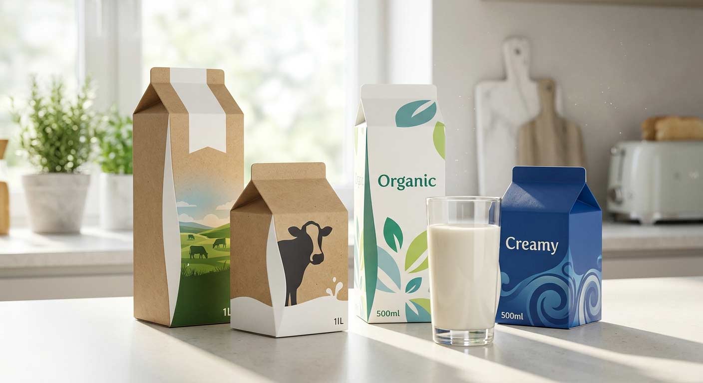 Benefits of Gable Top Cartons for Milk Packaging