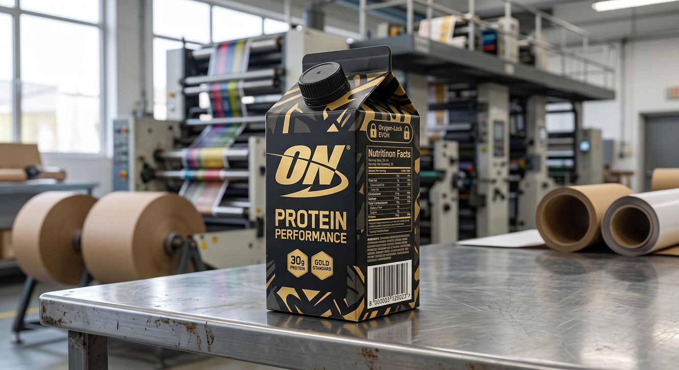 USA Functional Beverage Carton Packaging — Sports Nutrition Shakes & Active Drinks - Custom Printing — Make Your Active Nutrition Brand Stand Out on Every Shelf 1