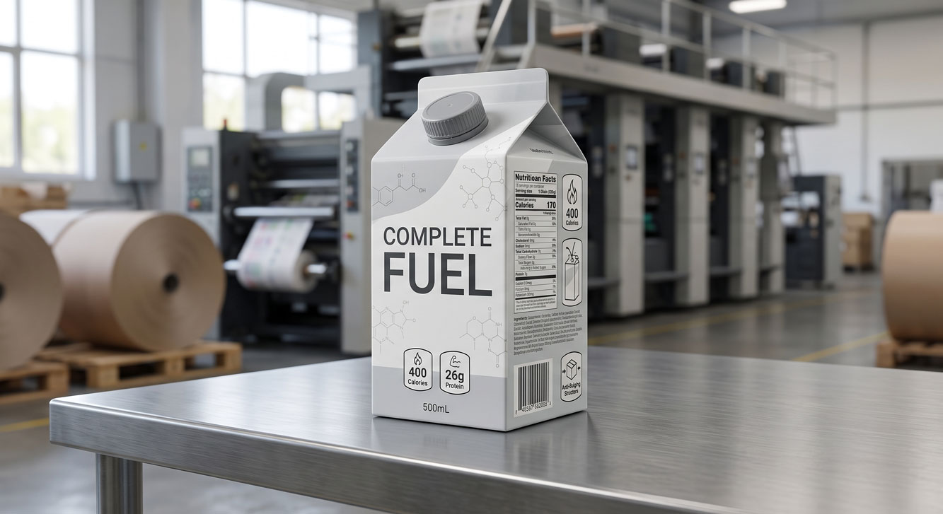 USA Functional Beverage Carton Packaging — Sports Nutrition Shakes & Active Drinks - Custom Printing — Make Your Active Nutrition Brand Stand Out on Every Shelf 6