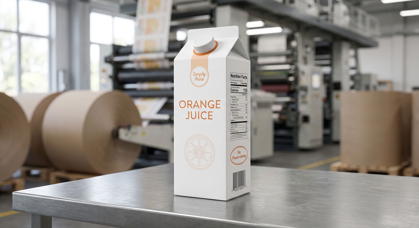 Premium Juice & Nectar Cartons — Aseptic Gable Top Packaging for Orange, Apple & Mixed Fruit 3