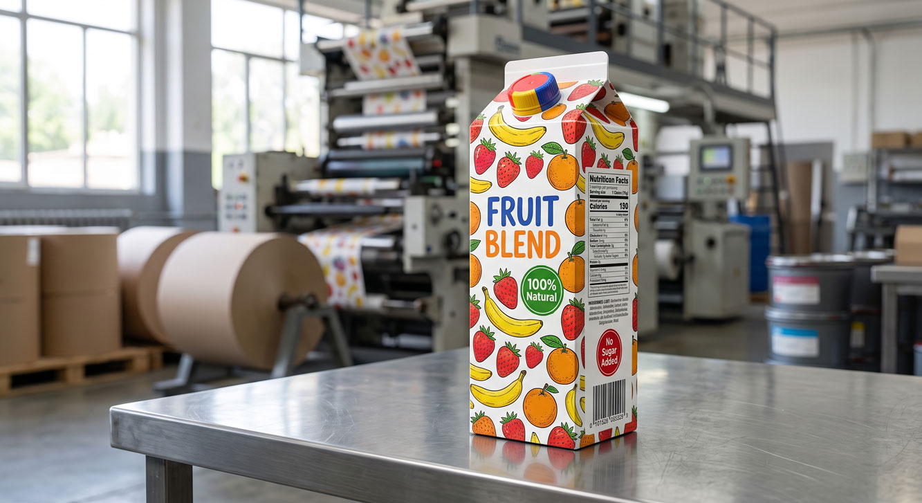 Premium Juice & Nectar Cartons — Aseptic Gable Top Packaging for Orange, Apple & Mixed Fruit 2